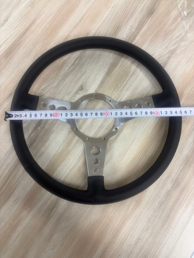 モトリタ　レザーステアリング　１４インチ　ディッシュタイプ　美品！