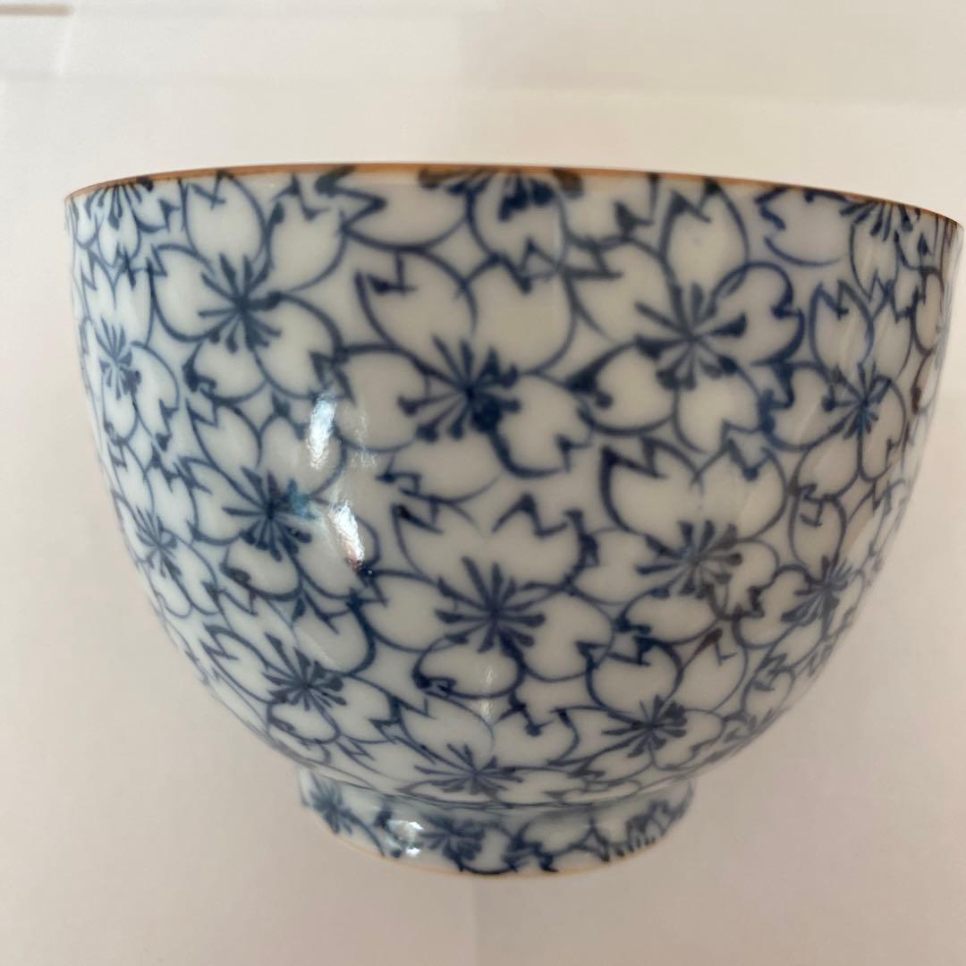 ★清水焼名品/小紋桜七宝『お茶呑み素極』正峰造★逸品希少