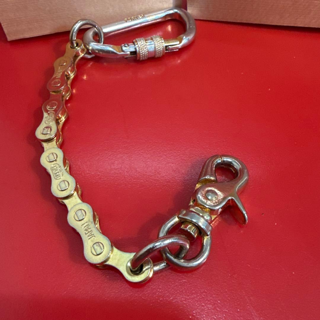 PORTER ポーター バイシクルチェーンショート ゴールド ウォレットチェーン