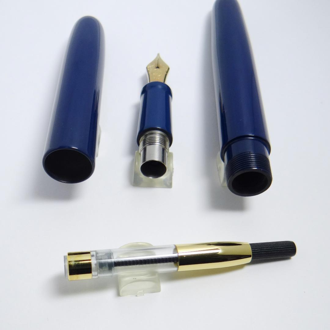 【旧型・希少品】中屋万年筆 NAKAYA シガーロング 菖蒲 漆 14K太字B