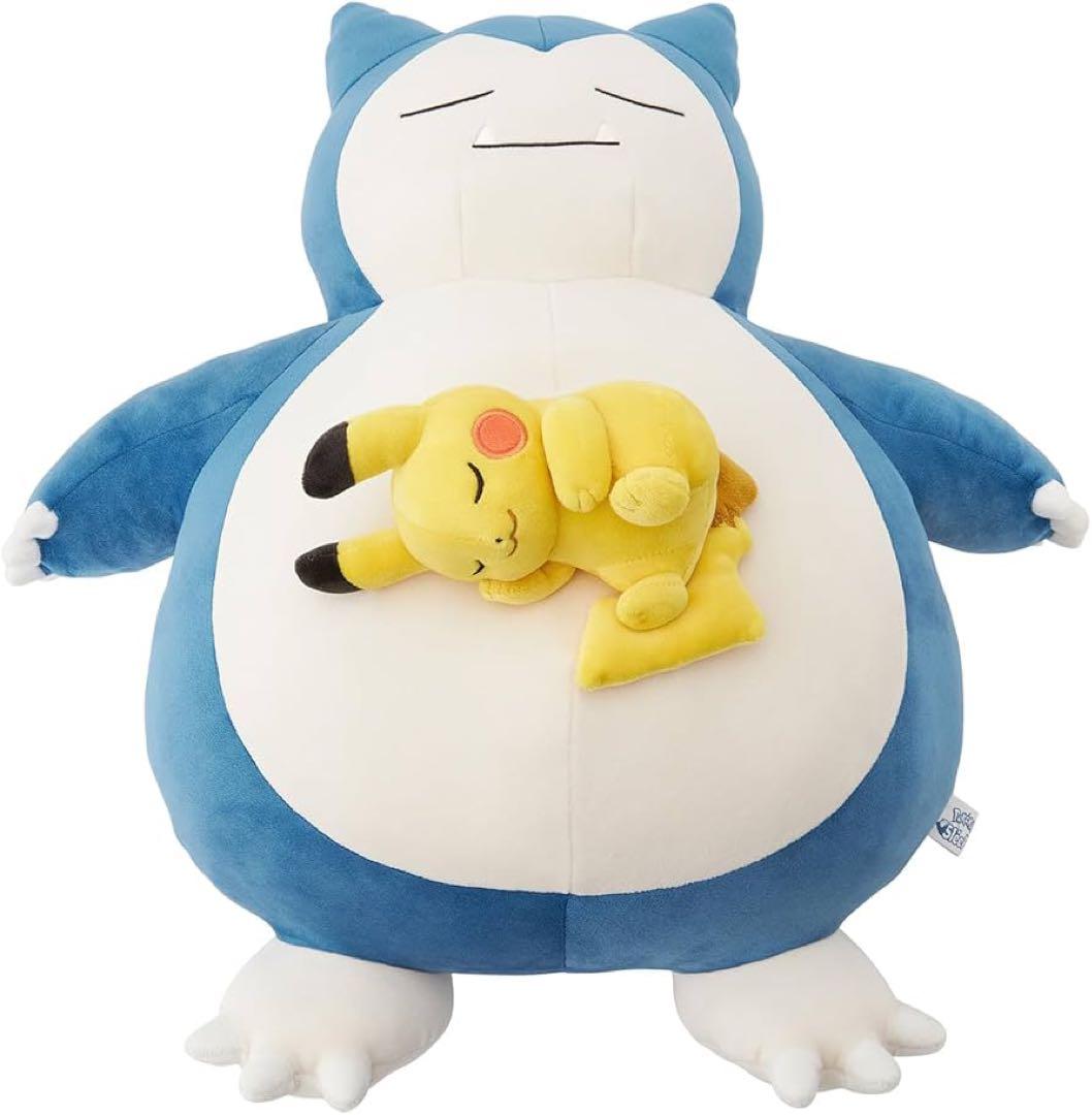 おやすみ カビゴン ピカチュウ もっちりぬいぐるみ ポケモン スリープ