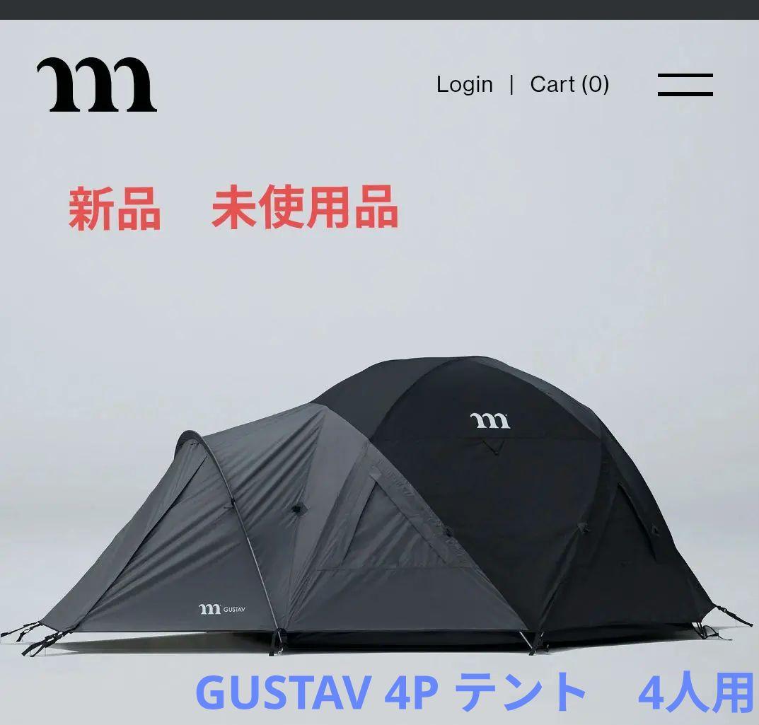 muraco　ムラコ　GUSTAV 4P テント 4人用 黒 グレー
