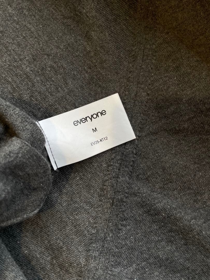 everyone コットンヤク ハイゲージニットセーター