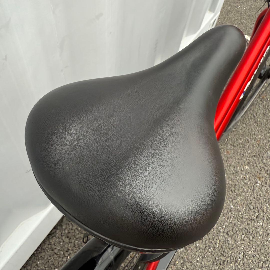 y25e22街乗り用自転車 27インチ カゴ/鍵/オートライト/6段変速付