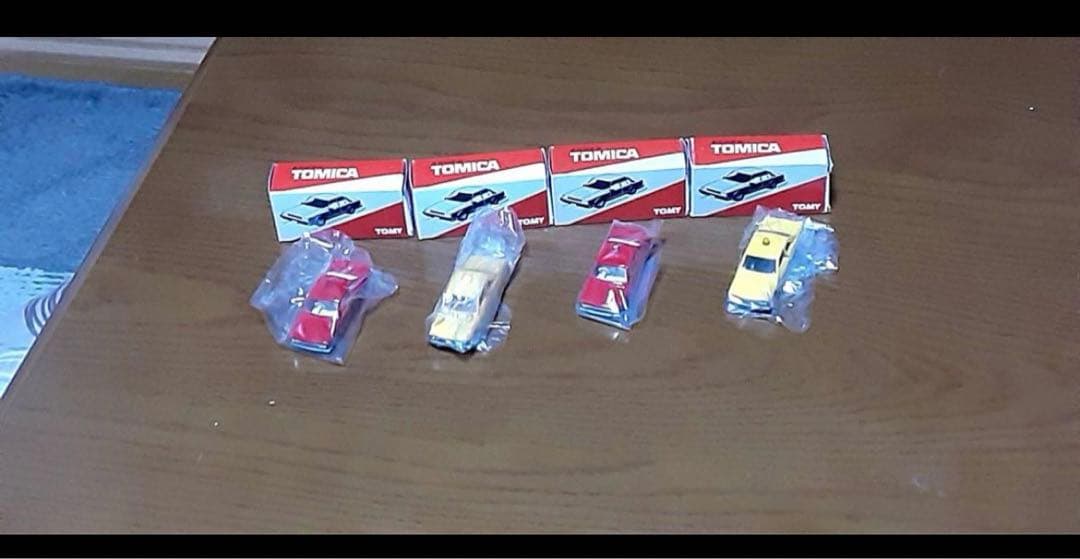 【4台セット】トミカ　オリジナルブルーバード　1/64 消防庁　日本道路公団他