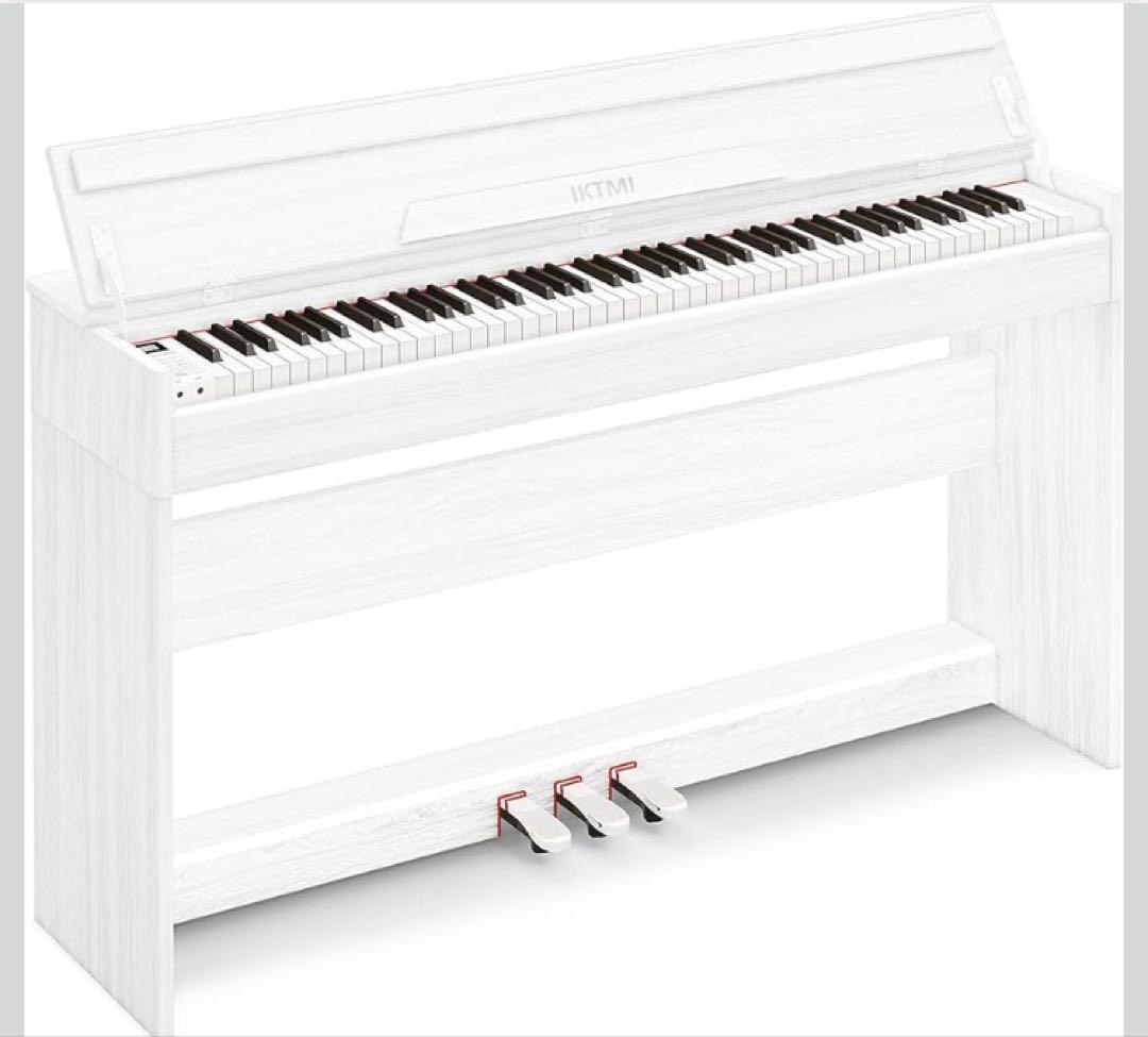 断捨離様へ【美品】IKTMI ホワイト電子ピアノ 128リズム搭載