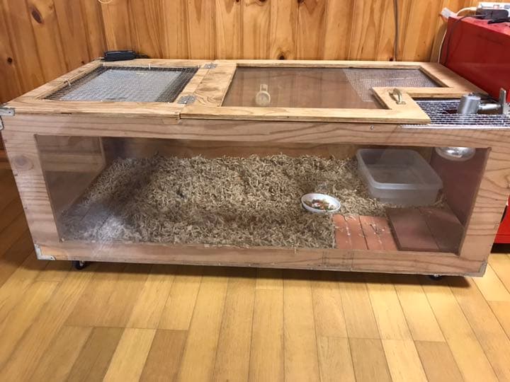 爬虫類、ハムスター、モルモット等 ゲージ作成