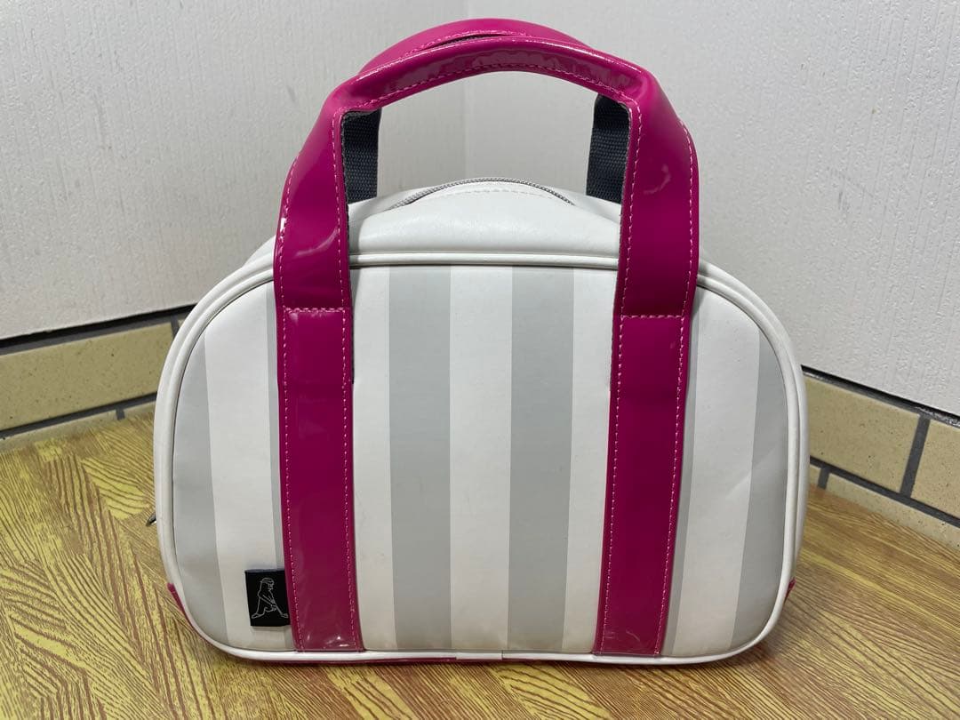 【2点セット】 PING ゴルフトートバッグ&カートバッグ ホワイト/ピンク