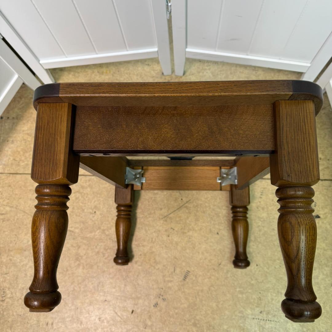 ★飛騨産業　キツツキマーク　スツール　オットマン　花柄