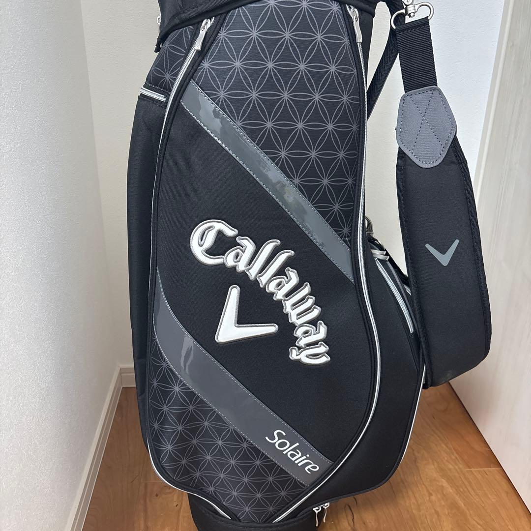 Callaway 黒 グレー レディース キャディバッグ ゴルフバッグのみ 美品