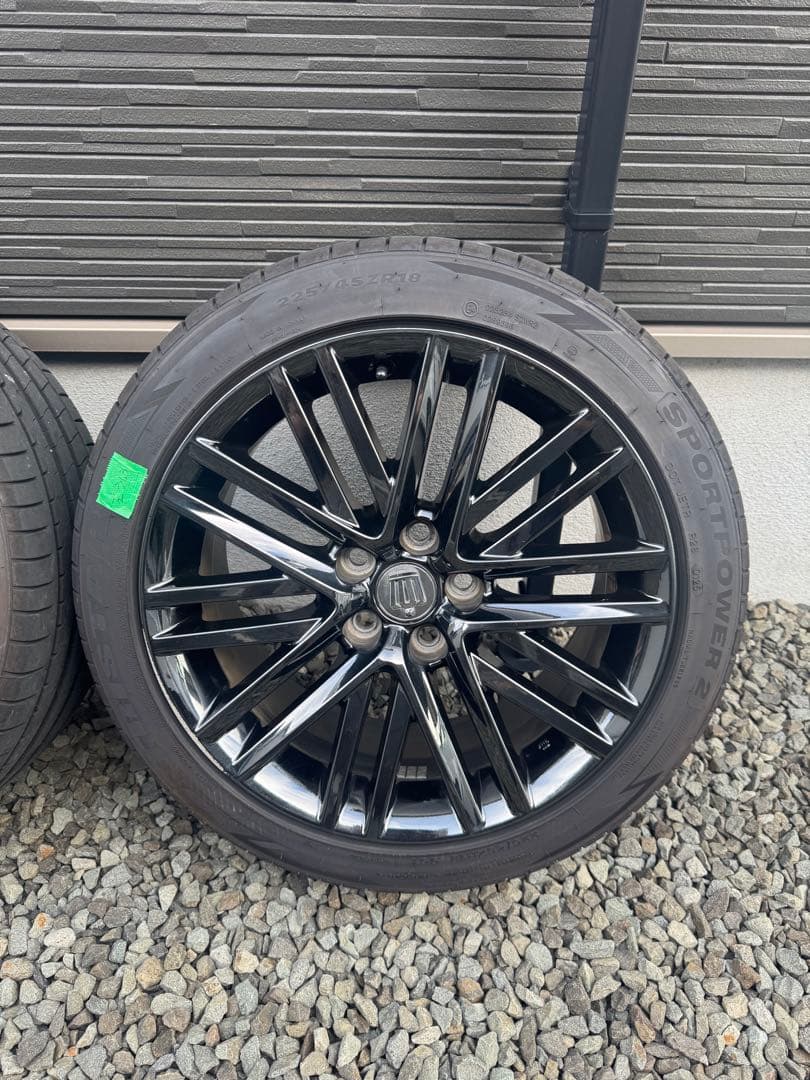 210クラウン 純正スパッタリングホイール