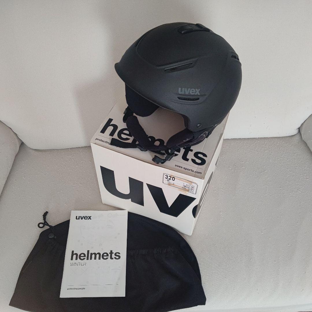 uvex ウベックス スキー スノボ ヘルメット Mサイズ 55-59 ブラック