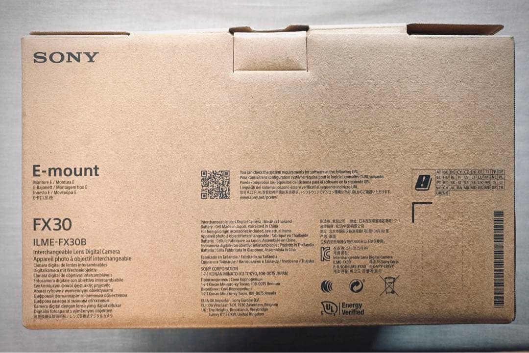 【おまけ付】SONY ILME-FX30_Cinema Line