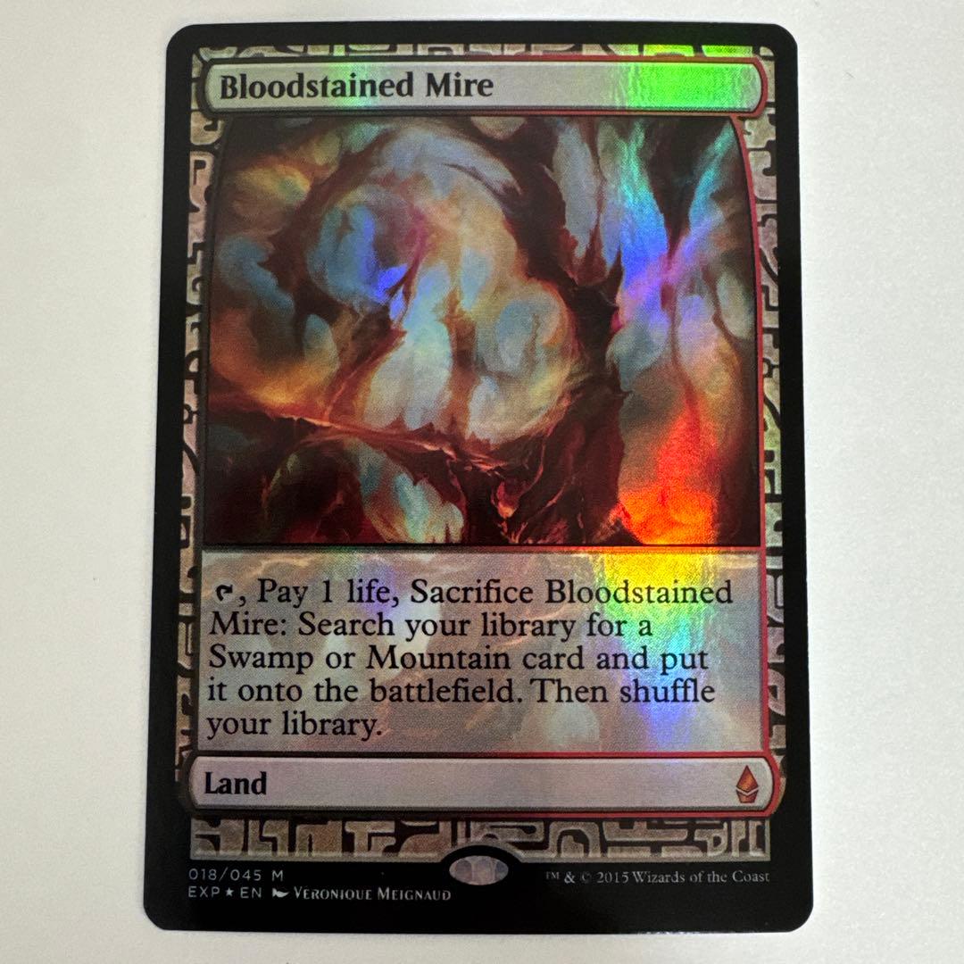 血染めのぬかるみ foil MTG