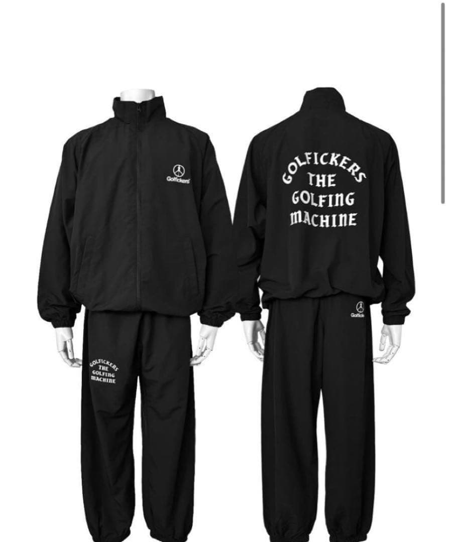美品　ゴルフィッカーズ　golfickers セットアップ　ブラック　S
