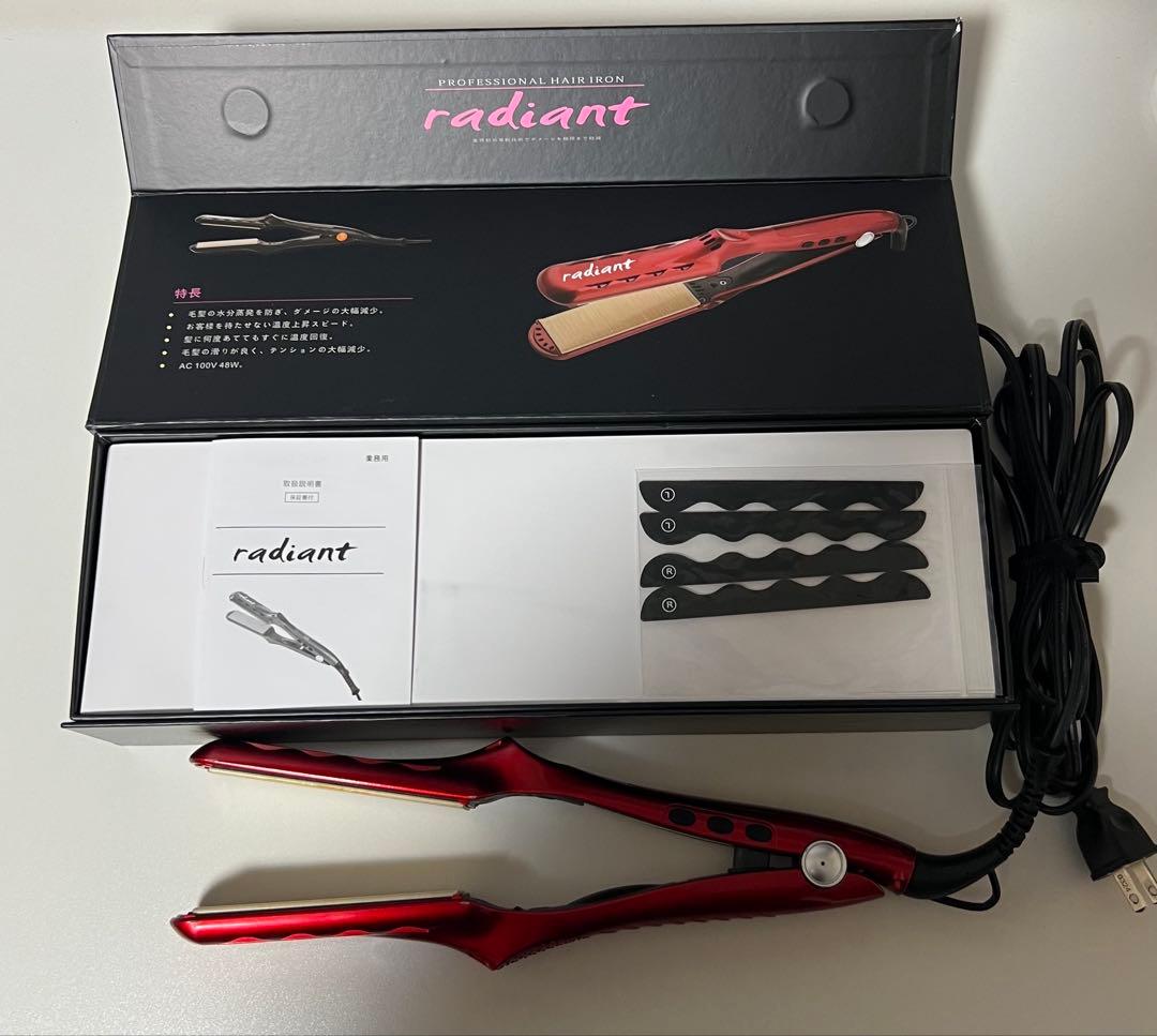radiant ラディアント　ストレートアイロン　28ミリ　中古品