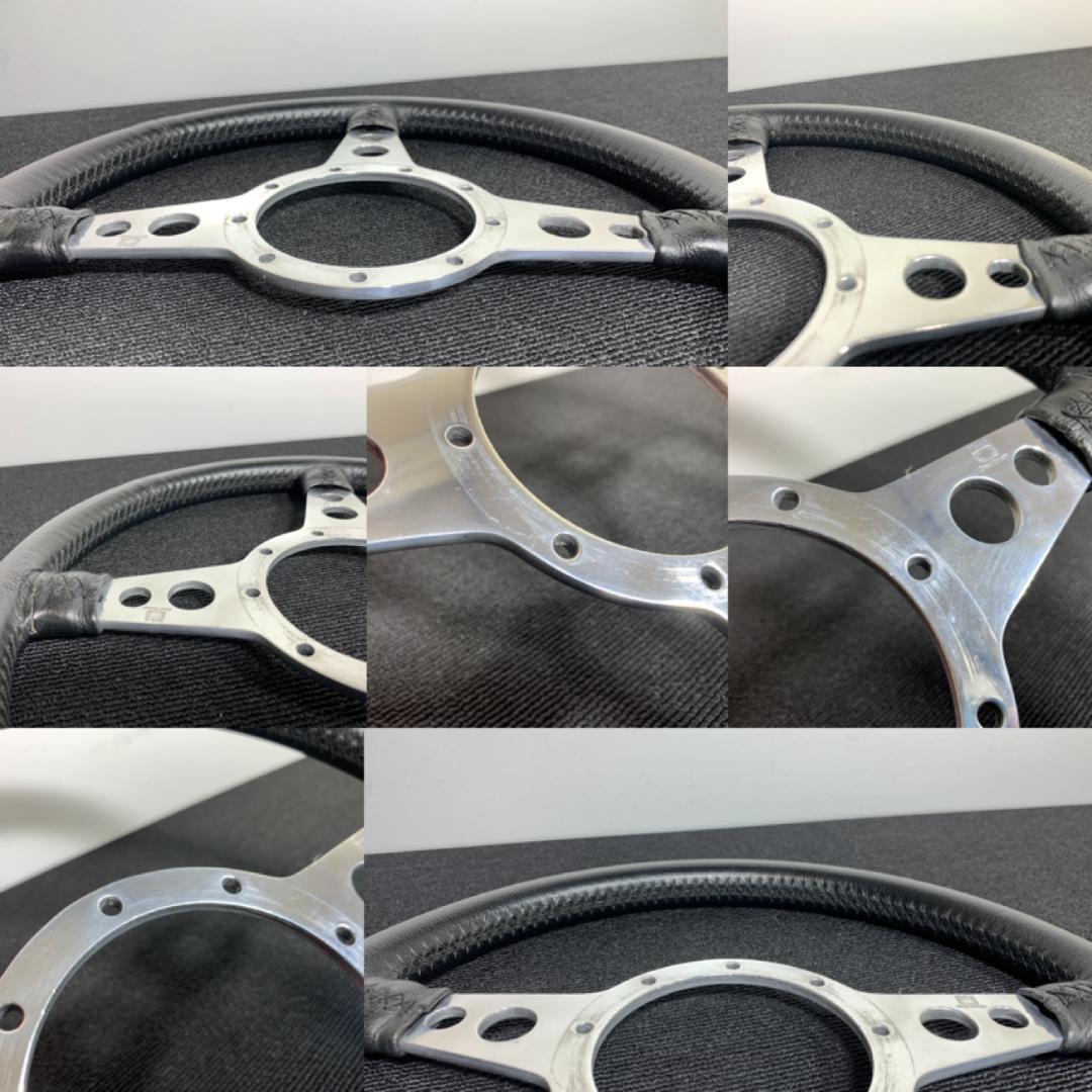 Moto-Lita モトリタ レザーステアリング フラットスポーク 美品 希少