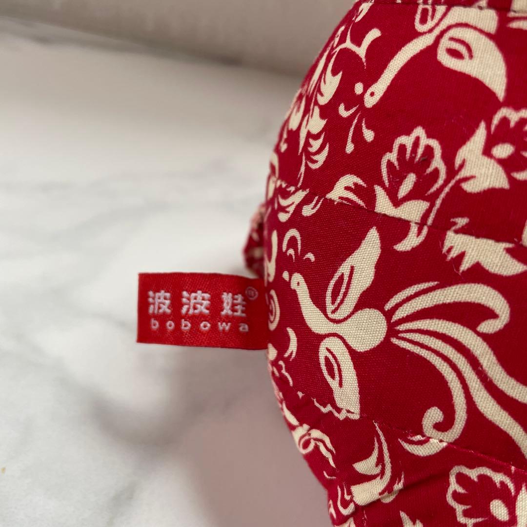 豚ぬいぐるみ　花柄　赤いブタ　総柄　布製　レア　アニマル　匿名配送