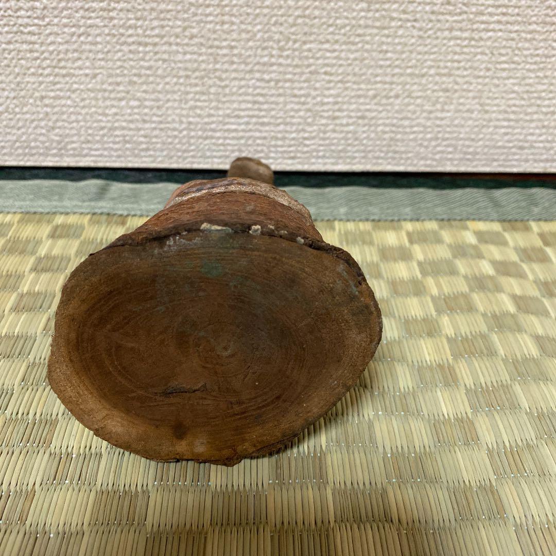 木彫り　彫刻　骨董　年代物　希少　縁起物　(仏像)