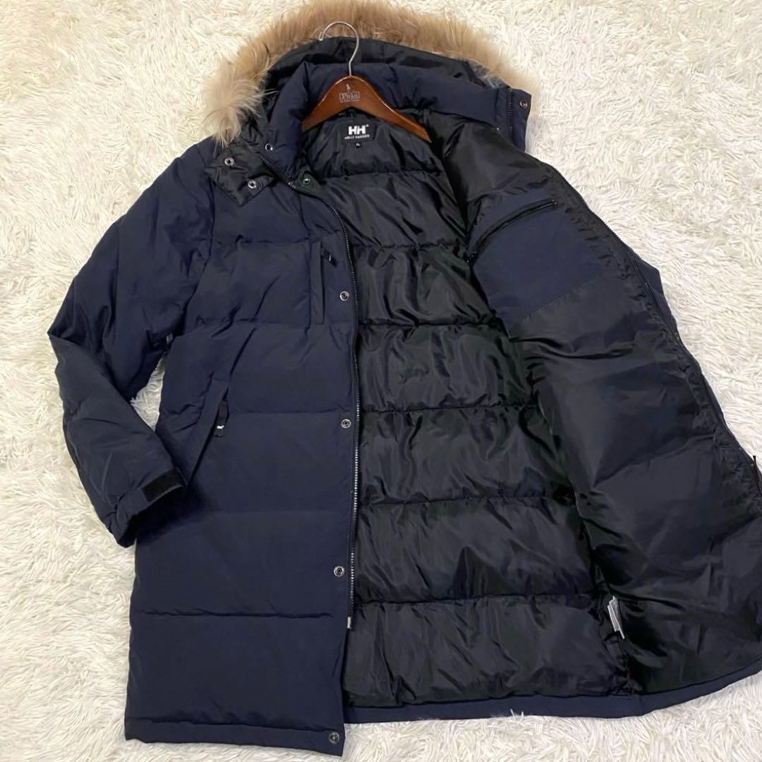 【美品✨】ヘリーハンセン 3way ダウンコート 黒 XL