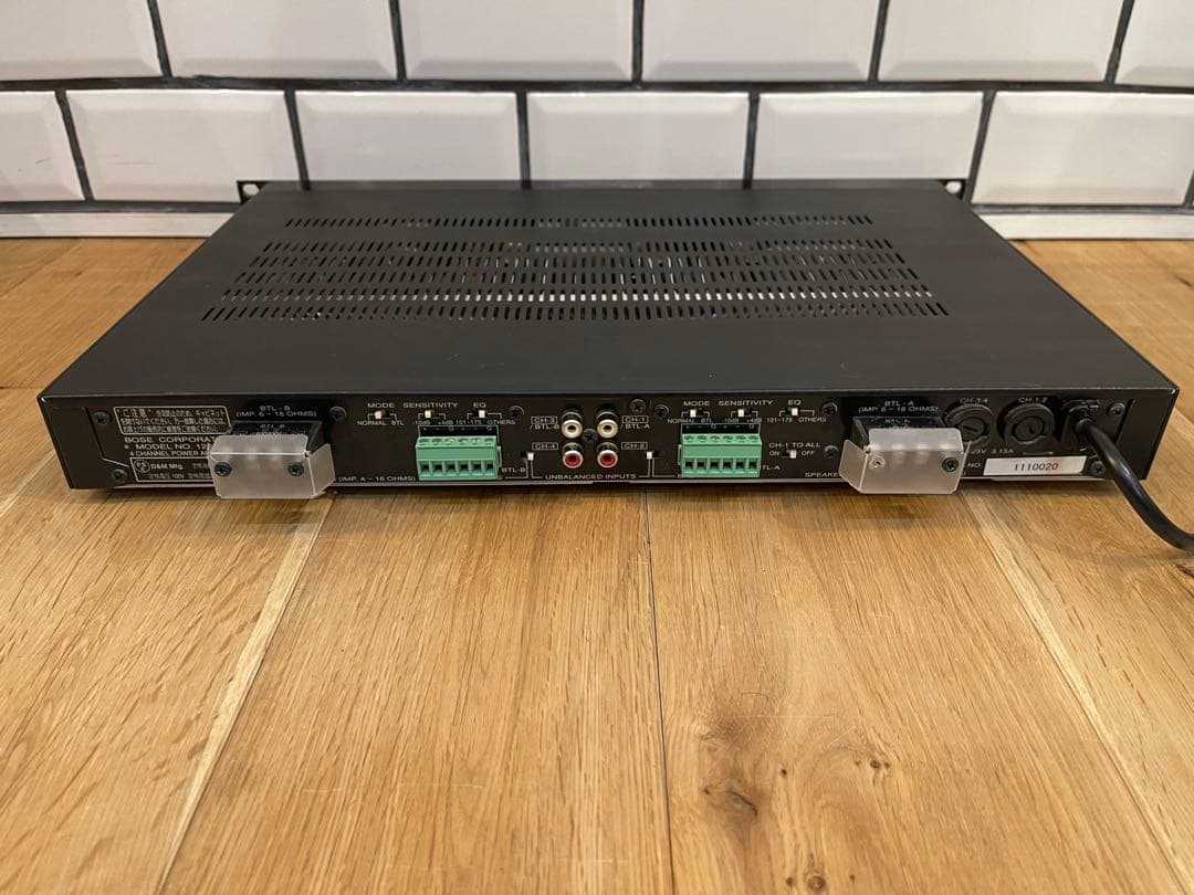 BOSE POWER AMPLIFIER パワーアンプ　1200Ⅳ