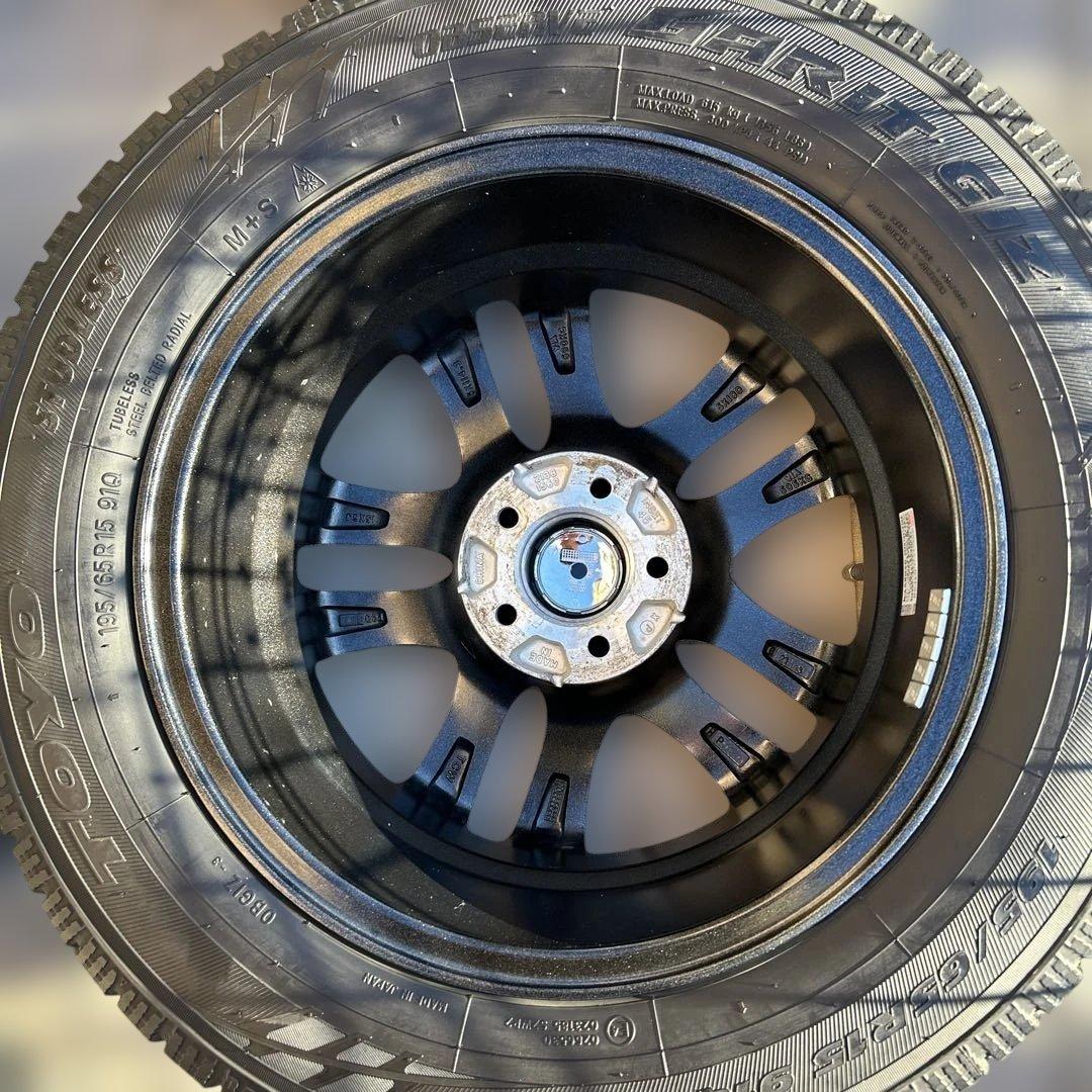 w*0様 TOYOタイヤ＆15インチアルミホイール4本セット