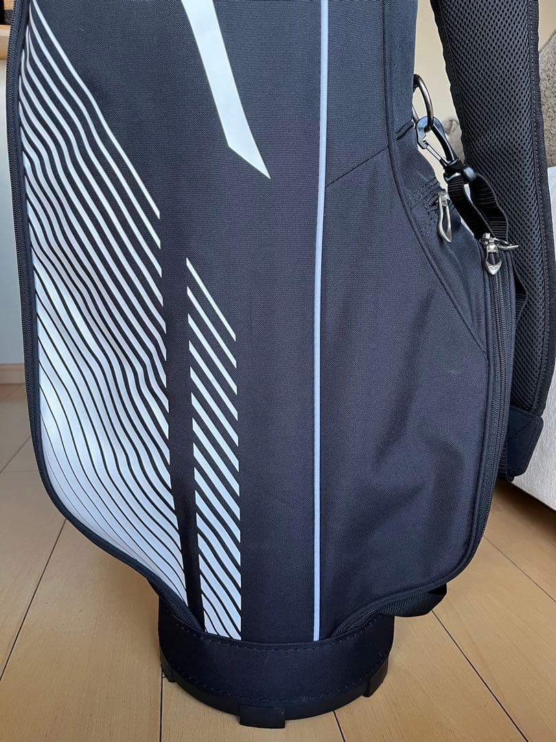 美品ミズノ　MIZUNO カート式キャディバッグ　9型軽量2.3kg ブラック