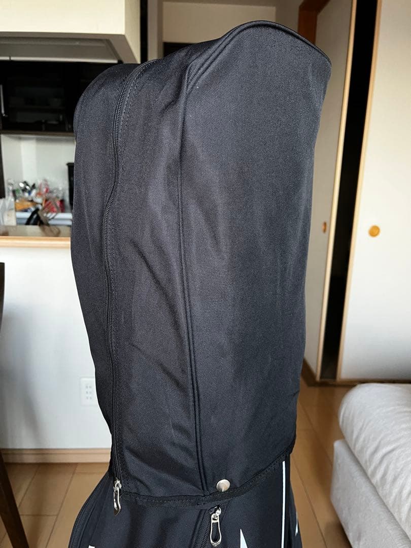 美品ミズノ　MIZUNO カート式キャディバッグ　9型軽量2.3kg ブラック