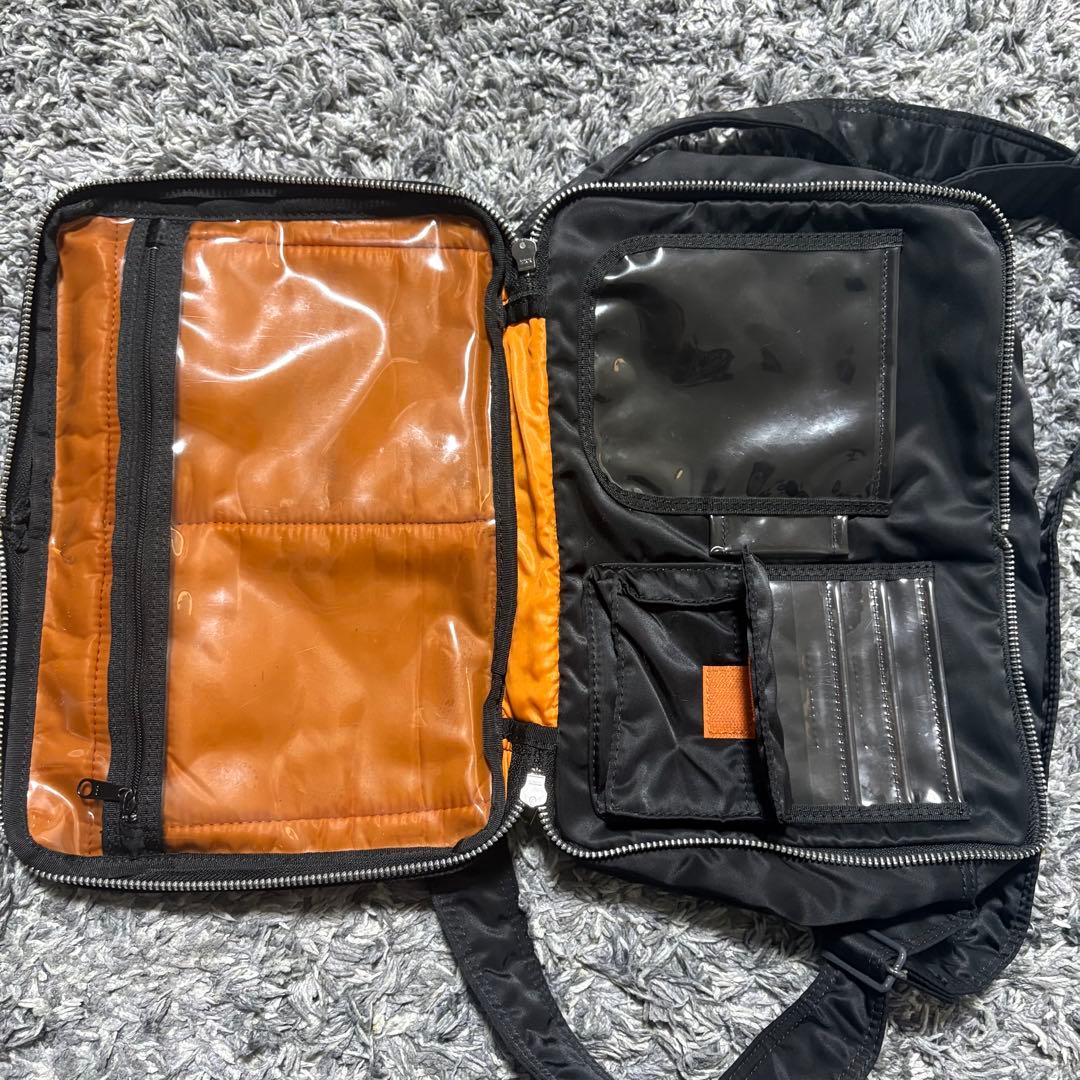 希少 廃盤 ポーター タンカー 2層式 ショルダーバッグ L 黒