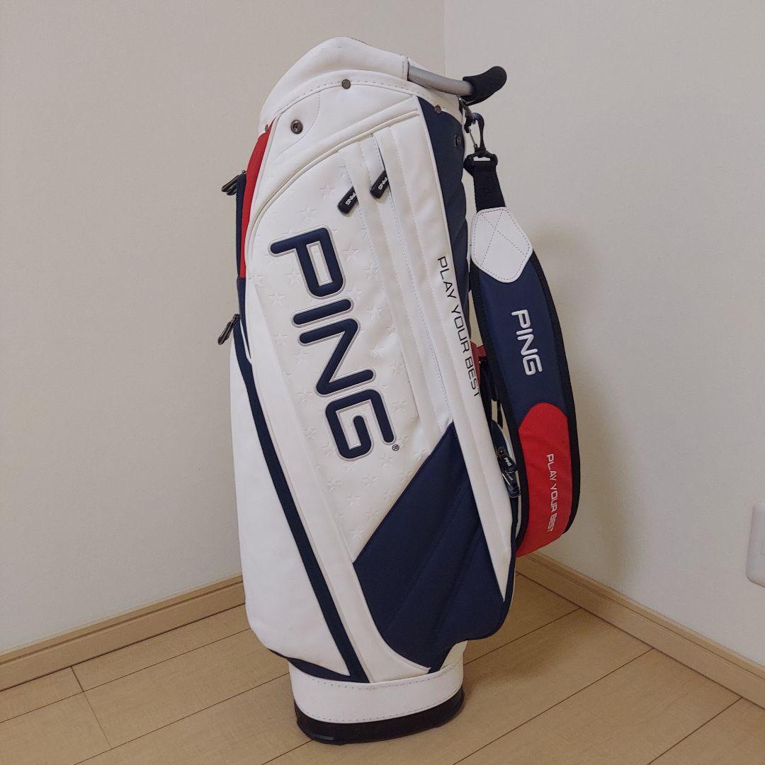 PING ピン キャディバッグ ★トリコロール