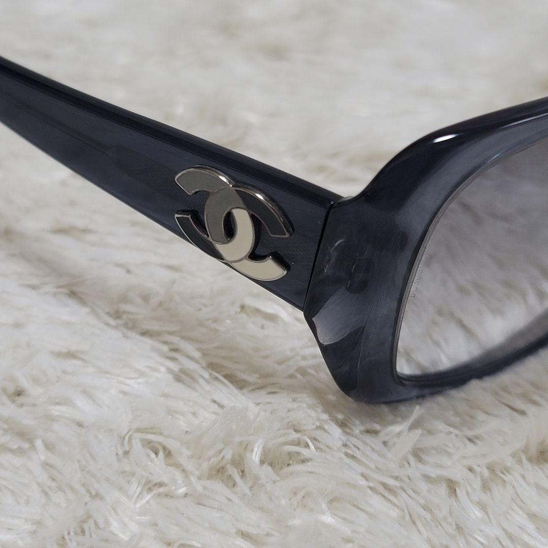 CHANEL シャネル サングラス ココマーク グレー ケース保存袋付き