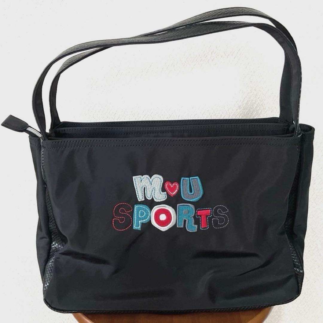 【美品】MU SPORTS カートバッグ ラウンドバッグ