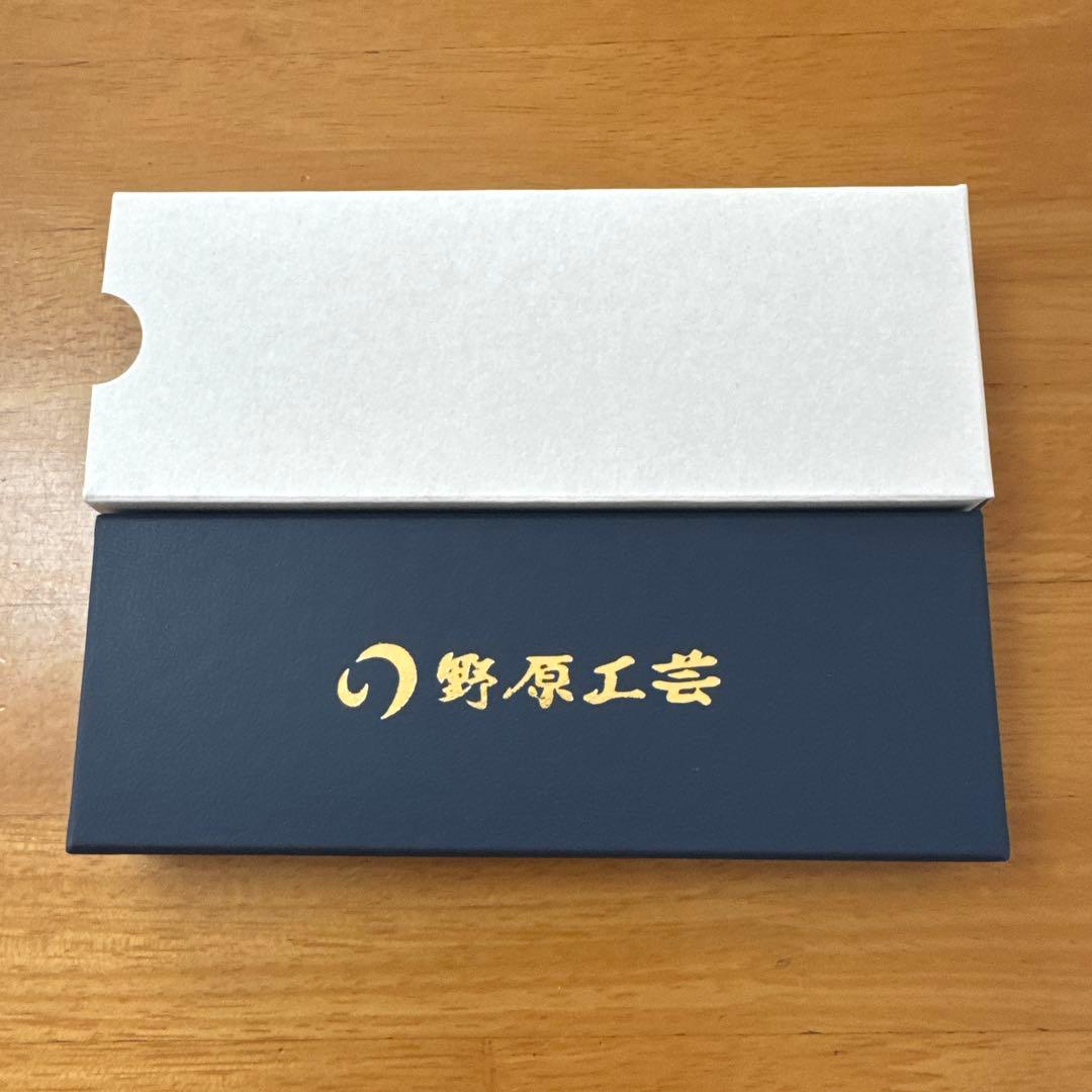 新品 野原工芸 シャーペン インドローズウッド 新型 ゴールド金具 付属品完備