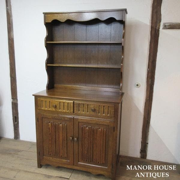 イギリス アンティーク 家具 ドレッサー カップボード キャビネット 6053e