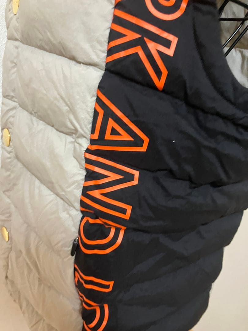 MARK AND LONA ダウンベスト グレー/ブラック　　サイズ46