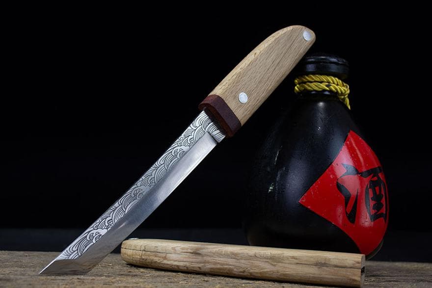 白波の短刀 日本刀 模造刀 居合刀