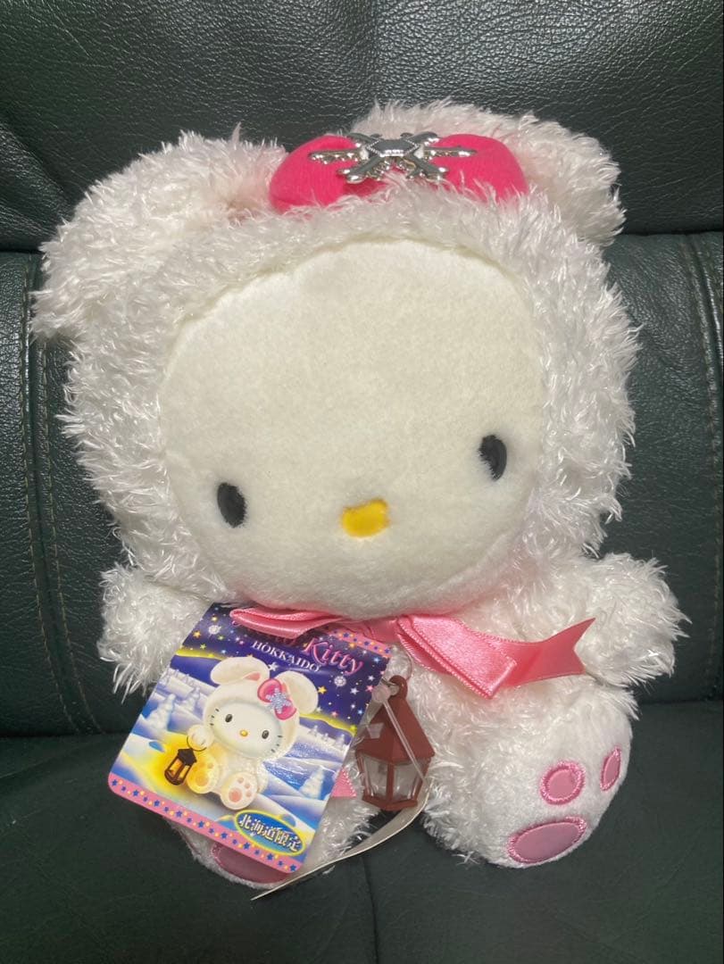 レア⭐️北海道限定ハローキティ雪うさぎぬいぐるみペーパータグ付き