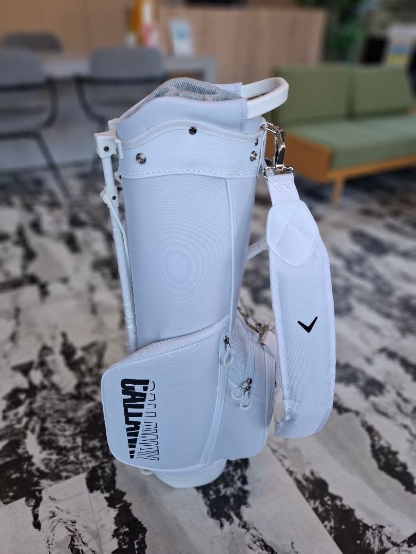 Callaway ホワイト キャディバッグ　スタンド　2025年モデル