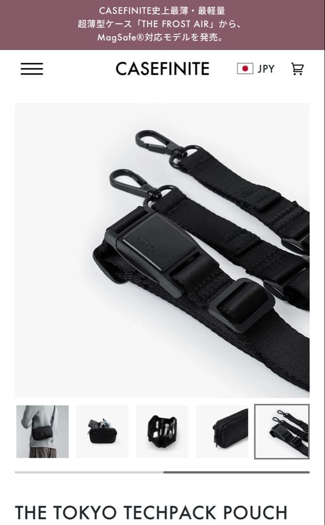 芭*木様 新品　THE TOKYO TECHPACK POUCH ポーチ ショル