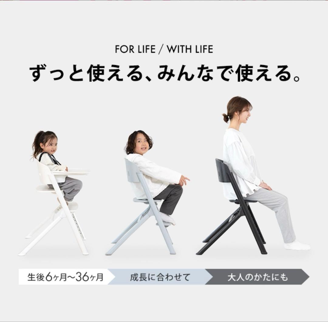 NOVUS ベビーチェア 4段階調整 新色グレージュ