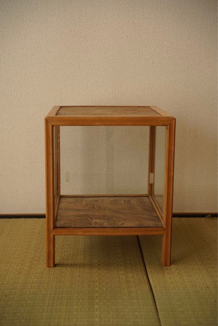 アンティーク　ガラスショーケース