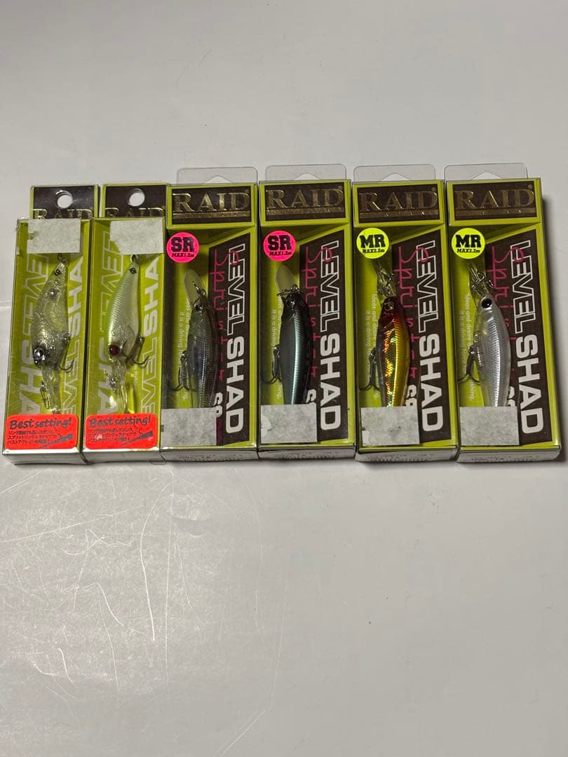 レイドジャパン レベルシャッド レベルシャッドスプリンター68 SR MR