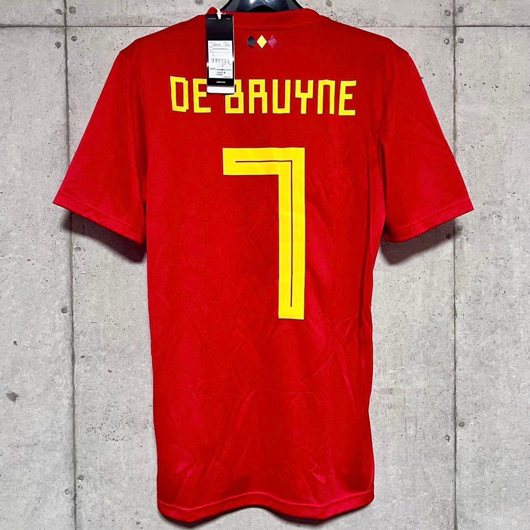 【新品/タグ付き】2018ロシアW杯 ベルギー代表 ♯7 デブライネ【Lサイズ】