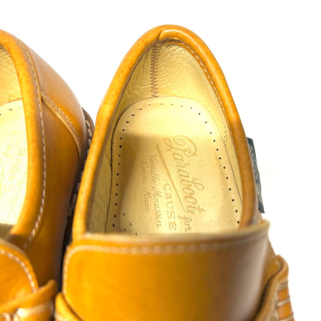 【レア】パラブーツ モカシンローファーsize5【美品】