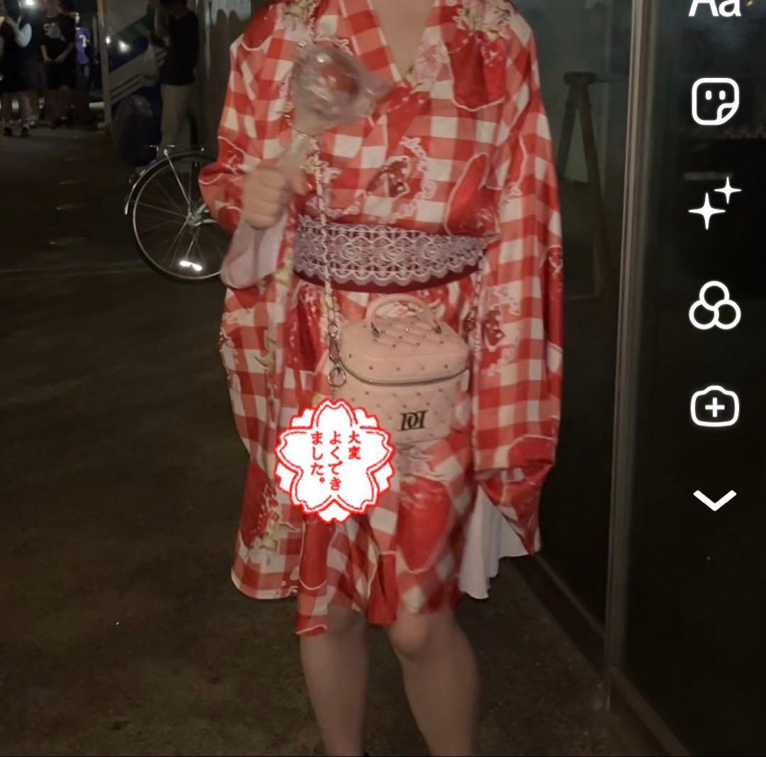 ToAlice いちご姫浴衣セット Mサイズ