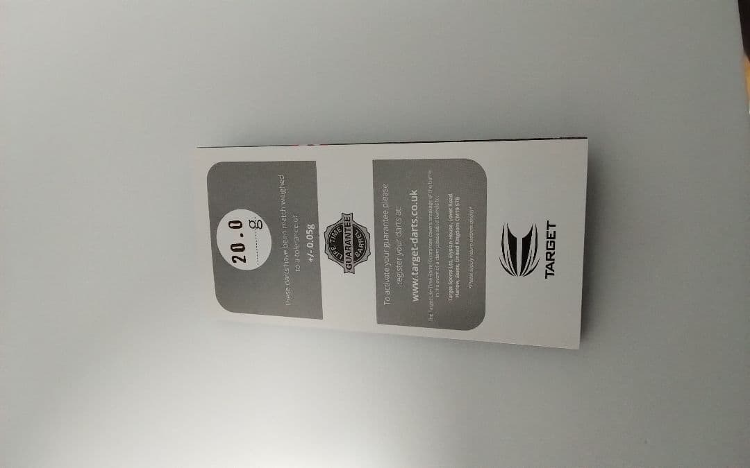 ターゲット!カルト!タイプ10!極美品!新品同品!ダーツセット20g