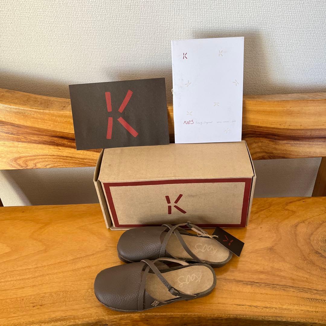 【271】レディースkoos ミュールサンダル　２２.５cm ３５