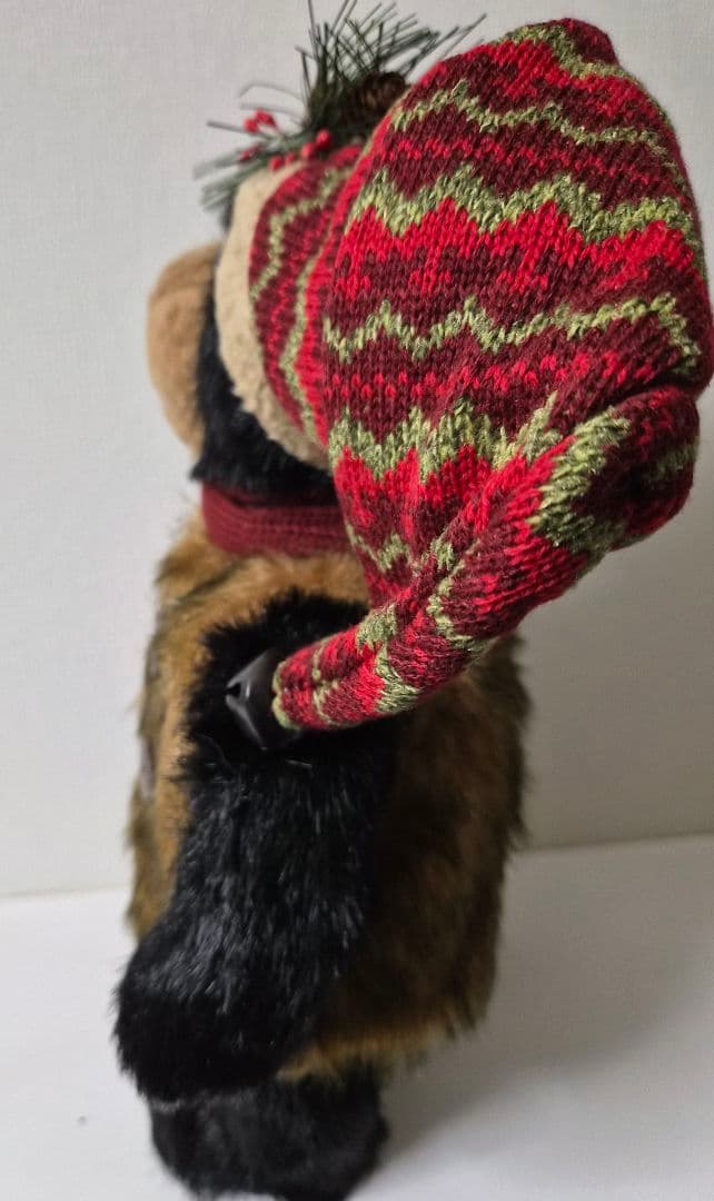 クリスマス　ベアー　くまのぬいぐるみ　ヴィンテージ　レトロ　激レア　輸入雑貨