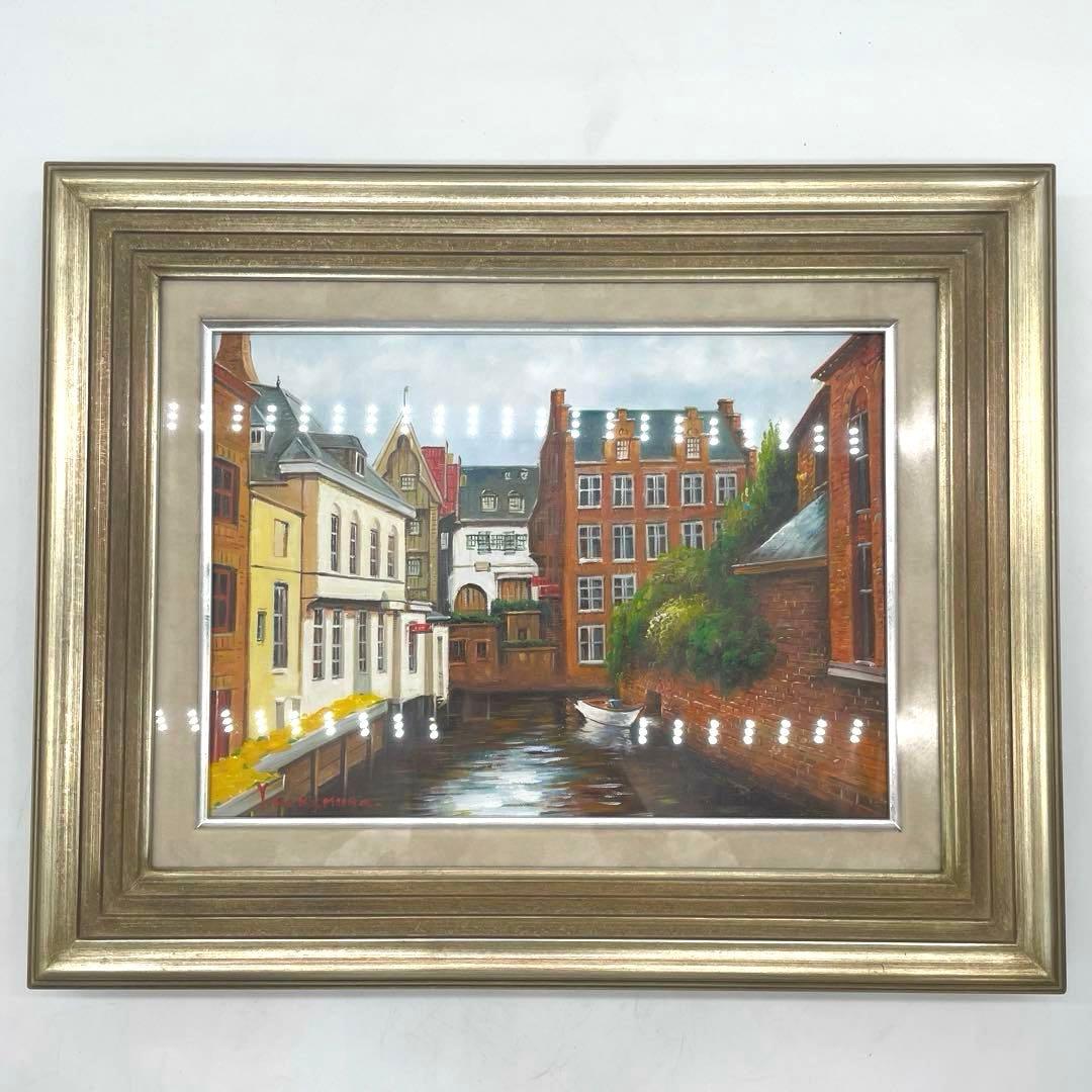 【美品】　中村裕介 『ブルージュ』 絵画　アート作品