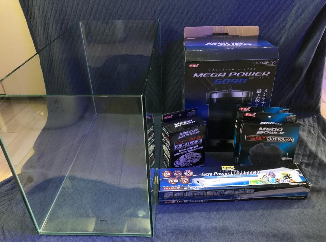 GEX GLASSTERIA MEGA POWER 600 水槽セット